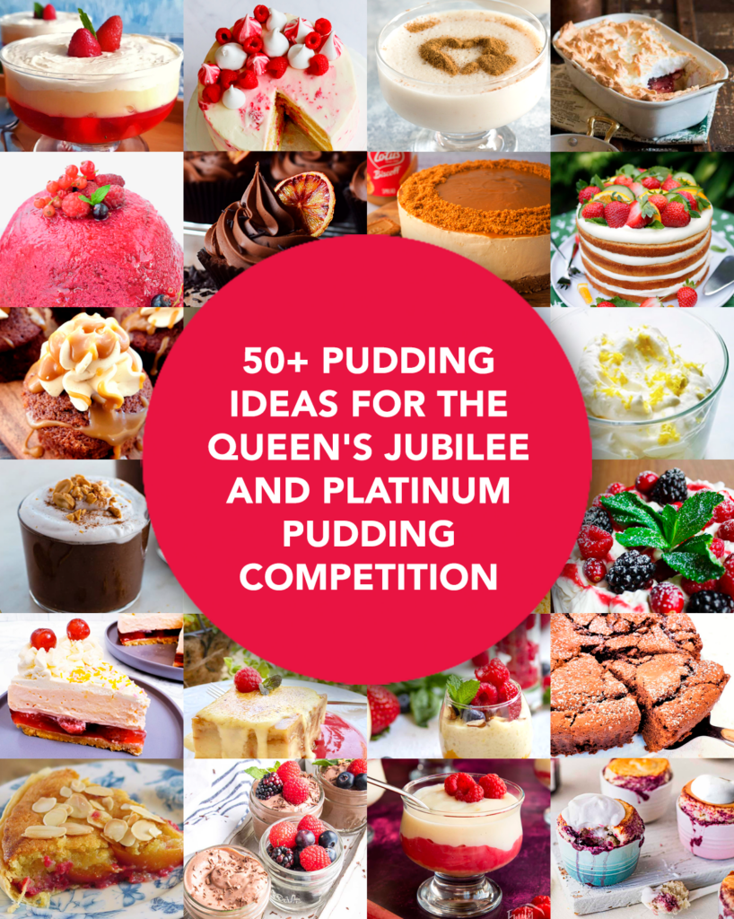 50 plus pudding ideas for the Platinum Pudding Competition