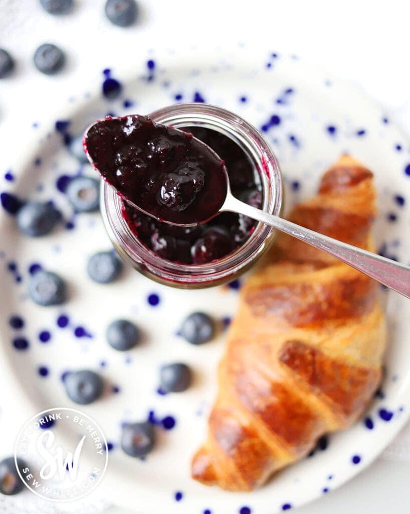 no pectin blueberry jam