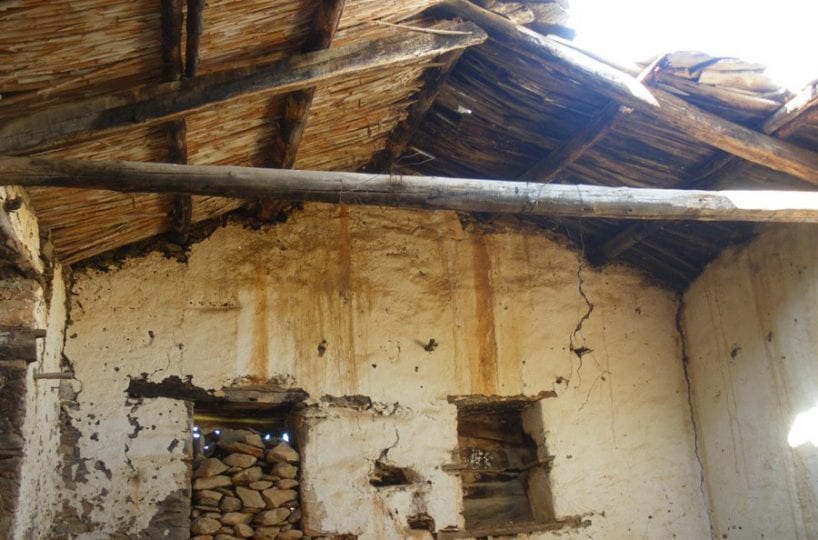 Evia Koskina land and derelict outbuildings
