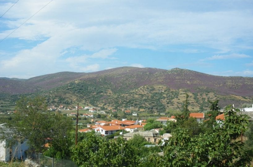 Evia Koskina land and derelict outbuildings