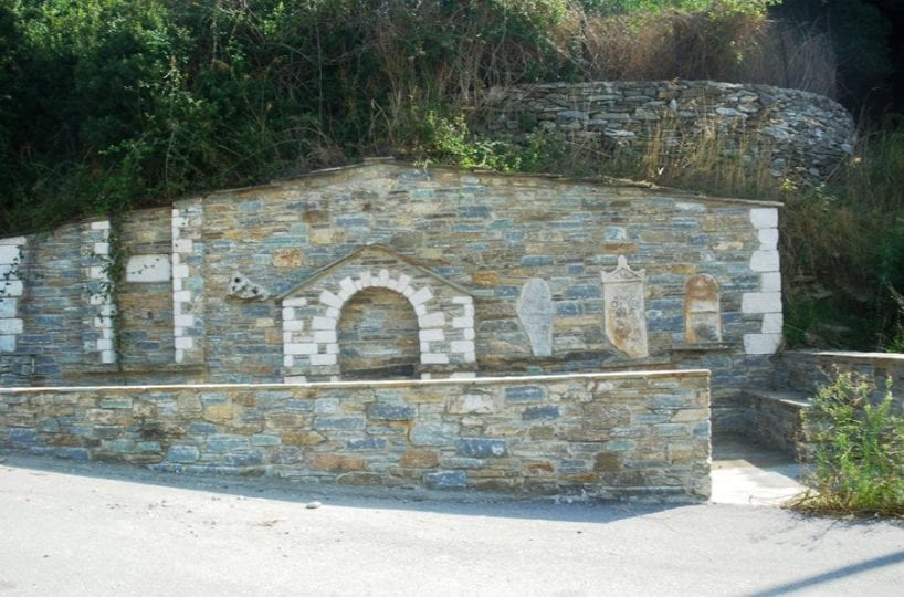 Evia Koskina land and derelict outbuildings