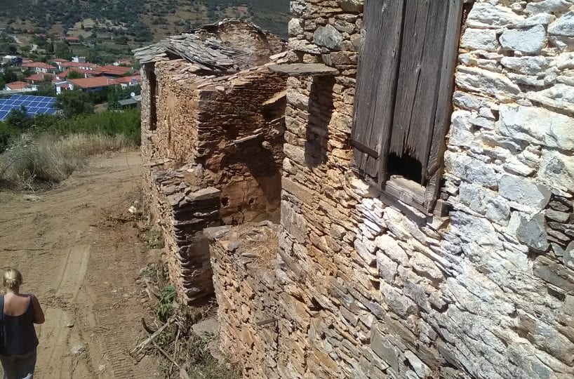 Evia Koskina land and derelict outbuildings