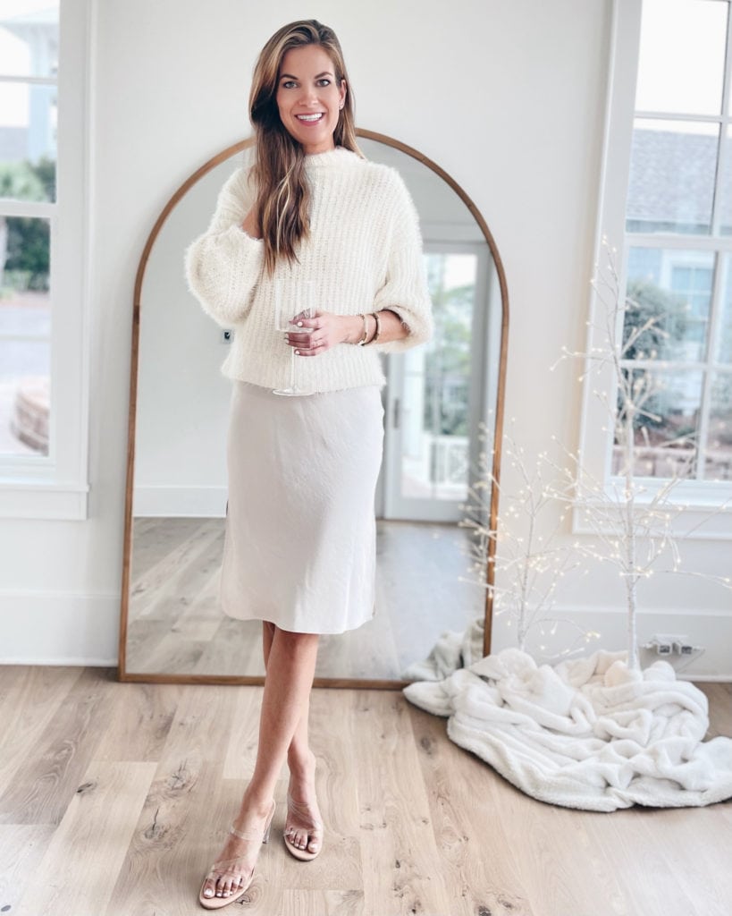Dressy on sale white sweater