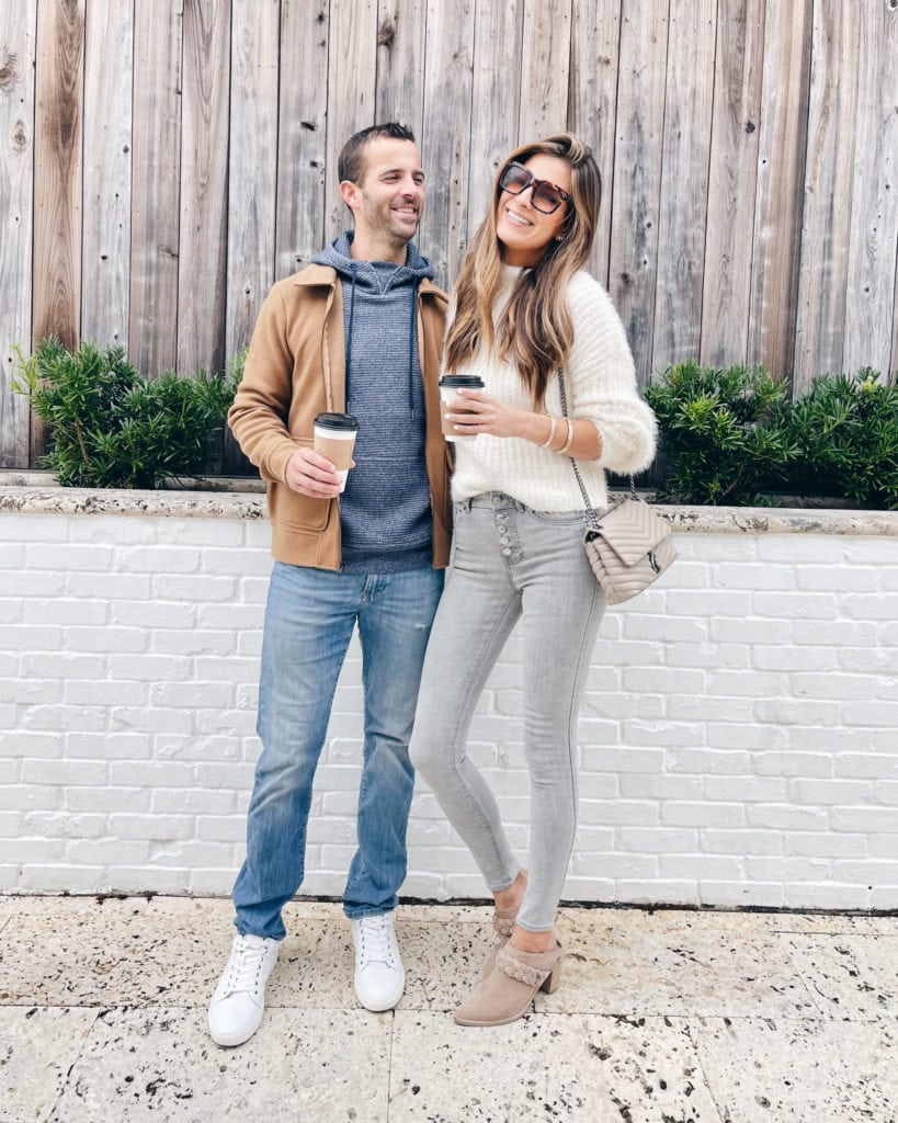 Fluffy sweater outfit best sale