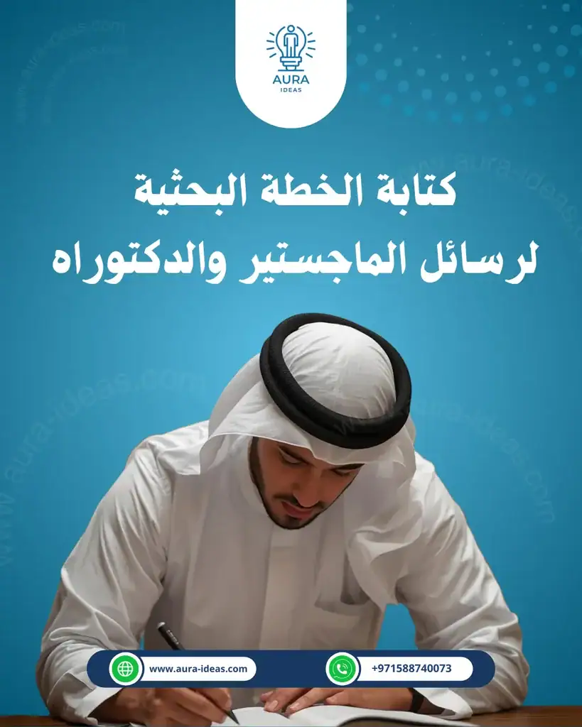 كتابة الخطة البحثية لرسائل الماجستير والدكتوراه