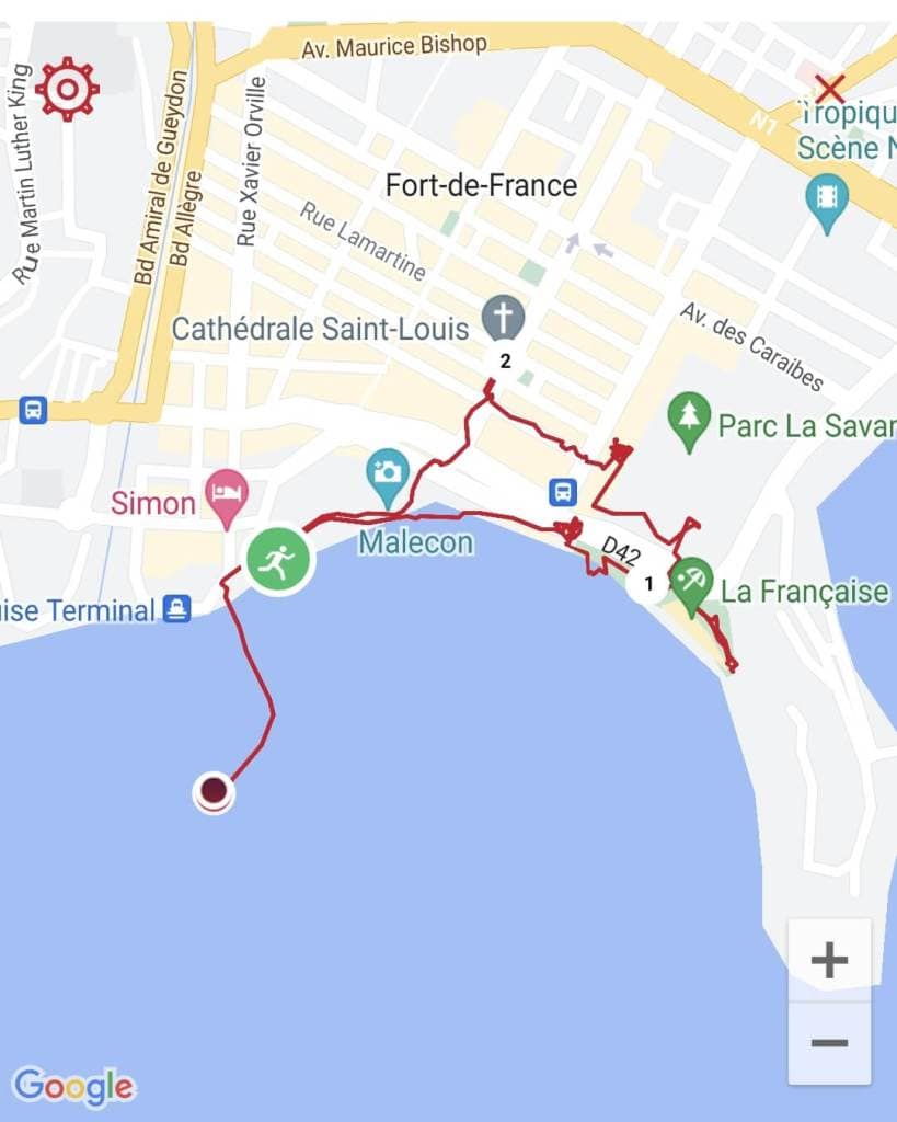 Kurzer Stadtrundgang auf Martinique