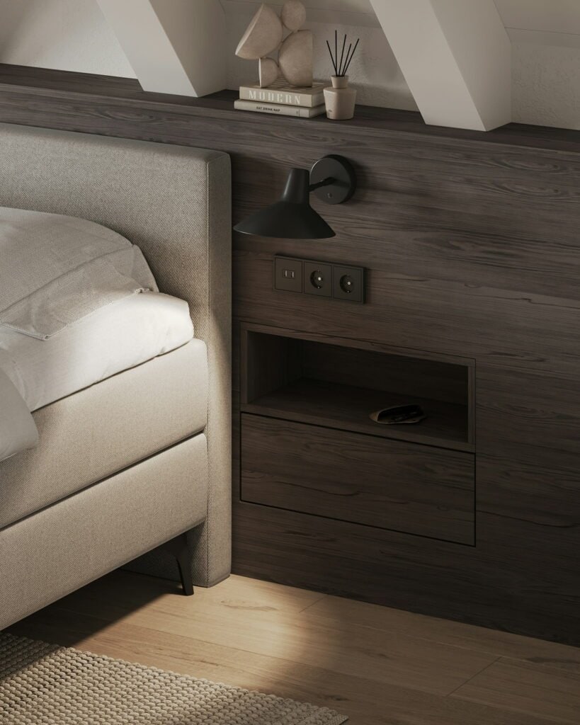Concealed smart wall sockets and integrated lighting for hidden tech smart home renovation trends 2026