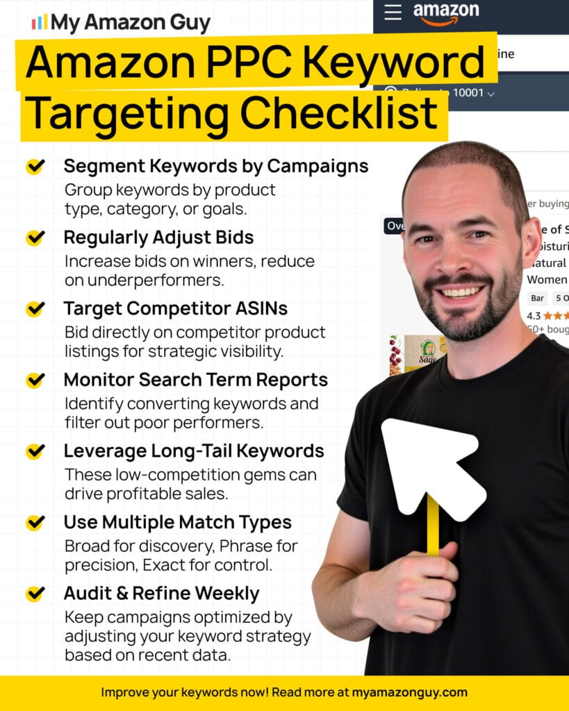 How to Find Amazon Keywords Amazon PPC Keyword Targeting Checklist 1 scaled 1