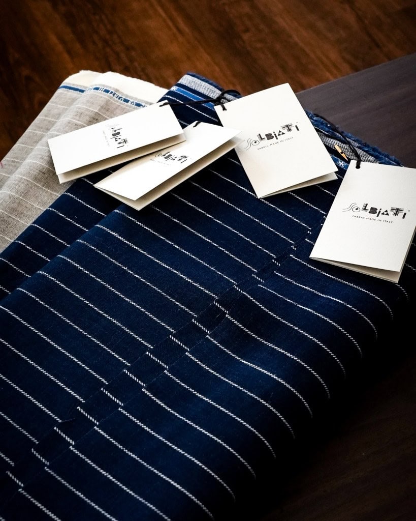 Suiting cloth at the ŠAKAL atelier