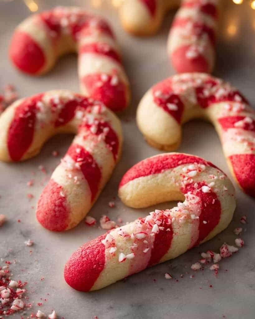 Candy Cane Cookies Tarifi | Orijinal Amerikan Kurabiyesi
