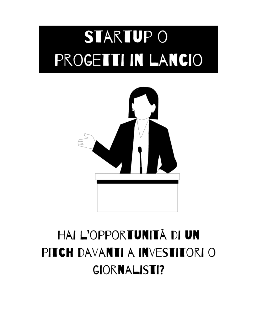 eventi e pr per start up o pregetti in lancio