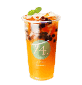 Passion Fruit Tea with Jelly & Pearl