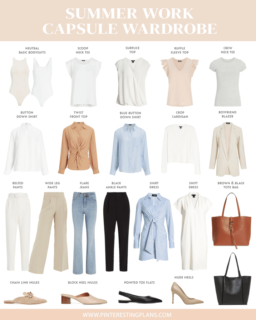 Summer Capsule Wardrobe for Work 2022 Pinteresting Plans Fashion
