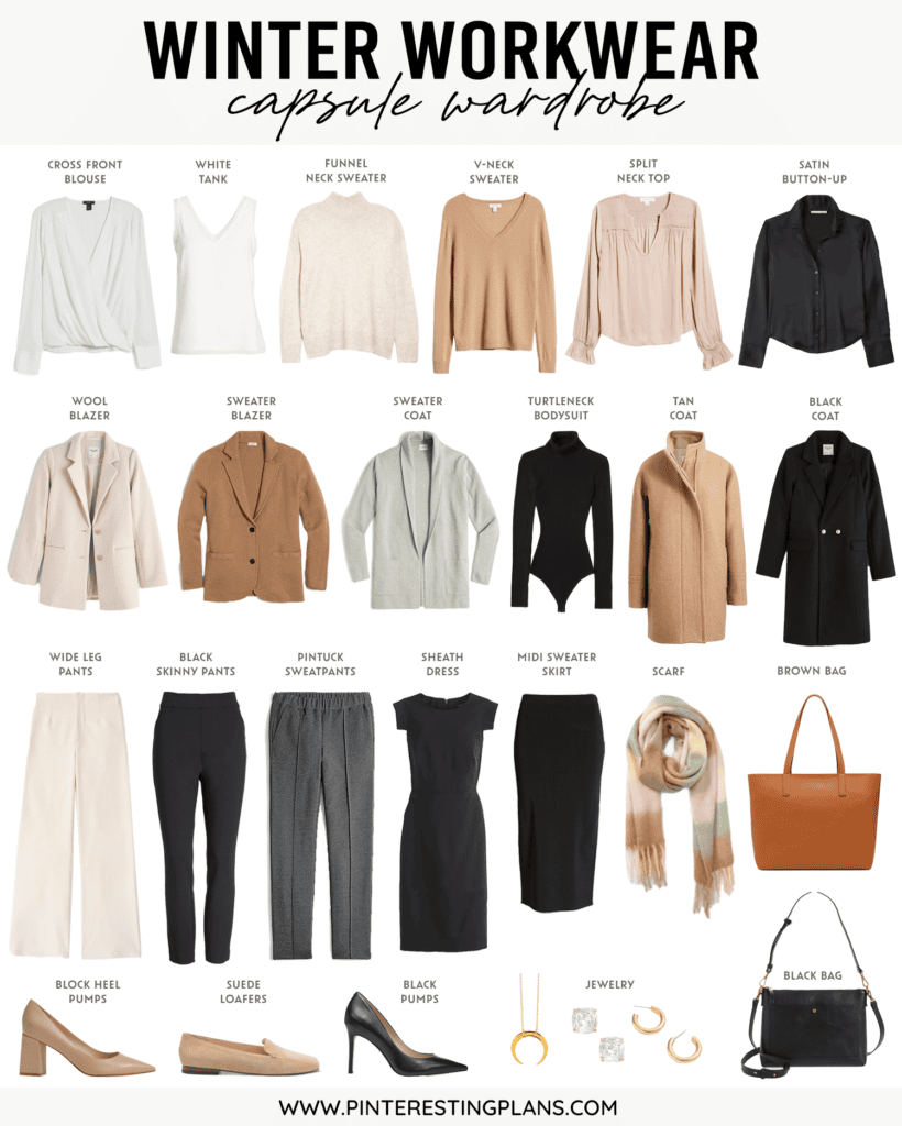 Winter office shop workwear