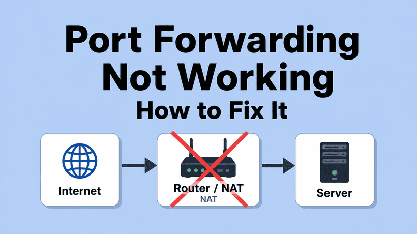 Port Forwarding Not Working: How to Fix Router, NAT, Firewall, and CGNAT Issues