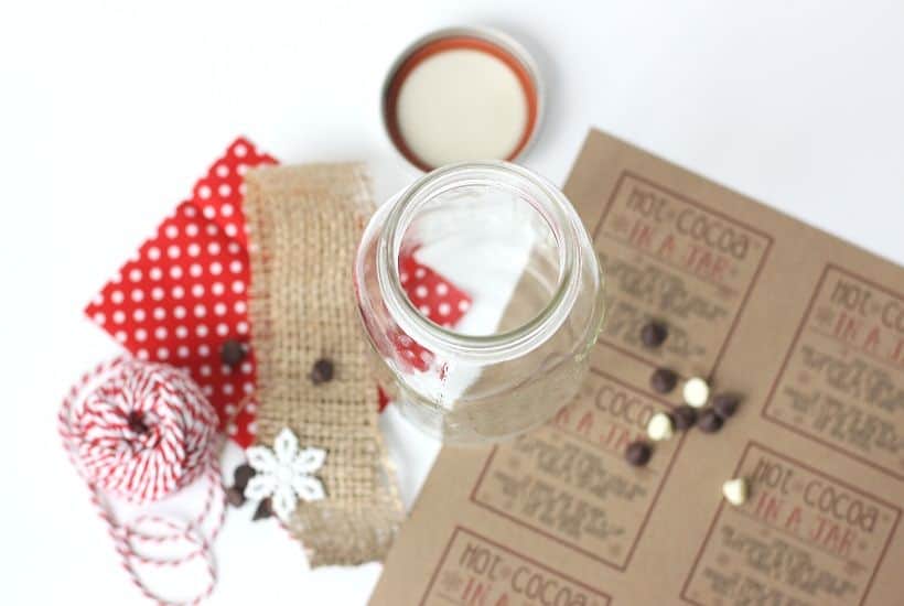 Hot Cocoa In A Jar Gift Idea