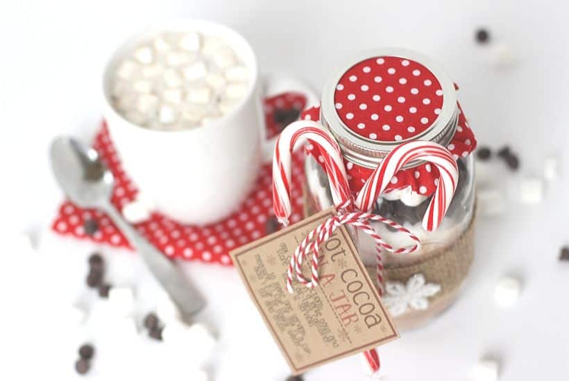 Hot Cocoa In A Jar Gift Idea