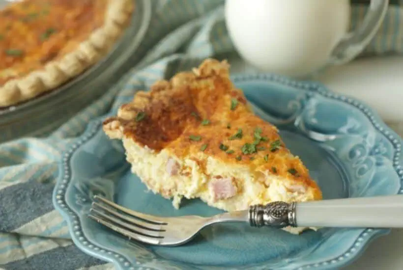 Easy Ham And Cheese Quiche