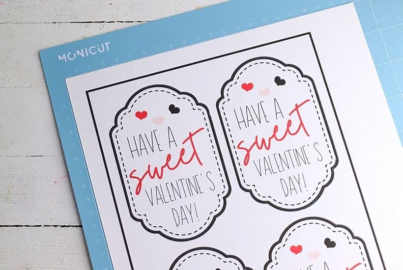 Mason Jar Valentines With Printable Valentine Gift Tags