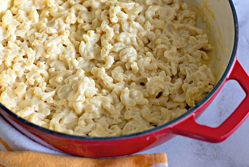 Imagine the creamiest Homemade Mac and Cheese out there, this is the recipe for you! It's also super cheesy and a crowd-pleaser.