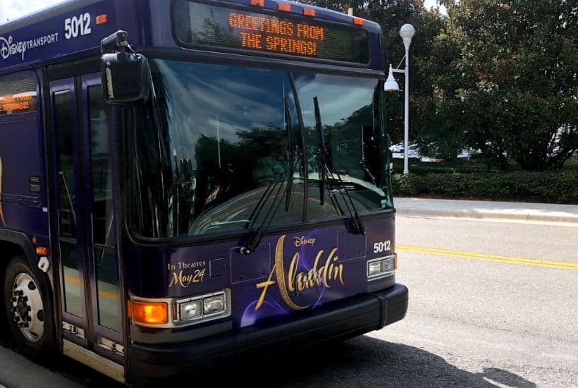 Disney transportation bus