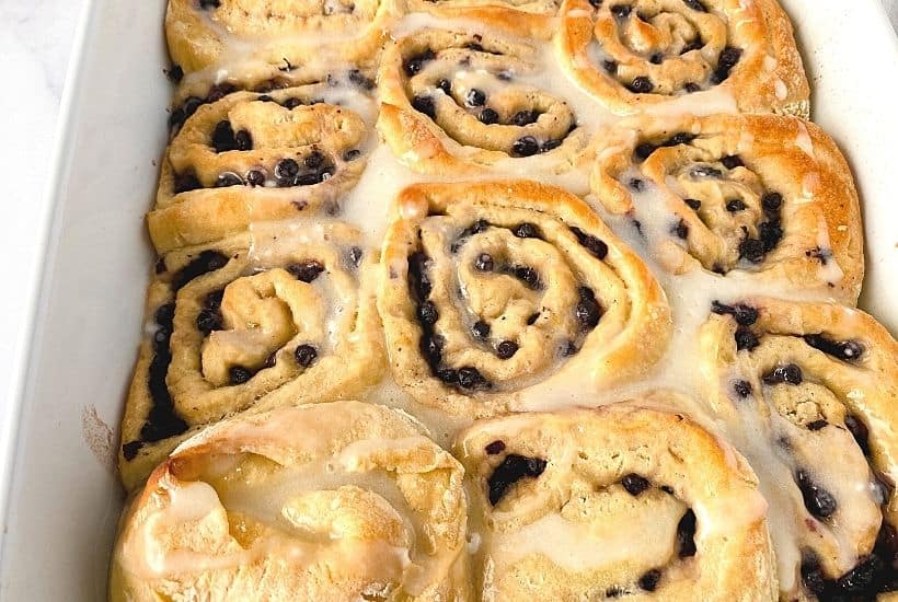 Love the tangy taste of lemon with blueberries? If so, these Lemon Blueberry Rolls will quickly become your next favorite sweet treat because of their amazing flavor.