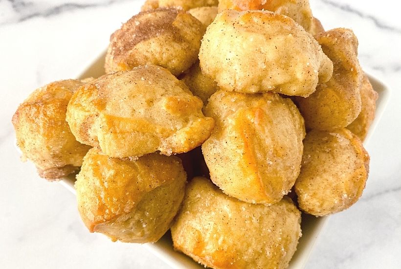 A simple recipe for a bread making beginner, Cinnamon Sugar Pretzel Bites are a tasty treat made from scratch that will satisfy a sweet tooth.