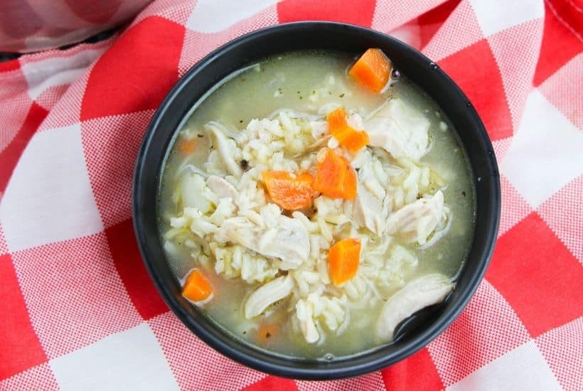 Ready for an ultimate comfort food recipe? Soothe your soul with a flavorful homemade meal when following this easy Chicken Rice Soup recipe. It’s easy to prepare and perfect to serve on those cold days when you need something warm and soothing in your system. This homemade chicken and rice soup recipe is easy to make and so delicious.