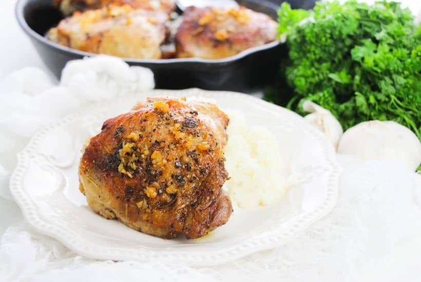 Garlic Chicken Thighs