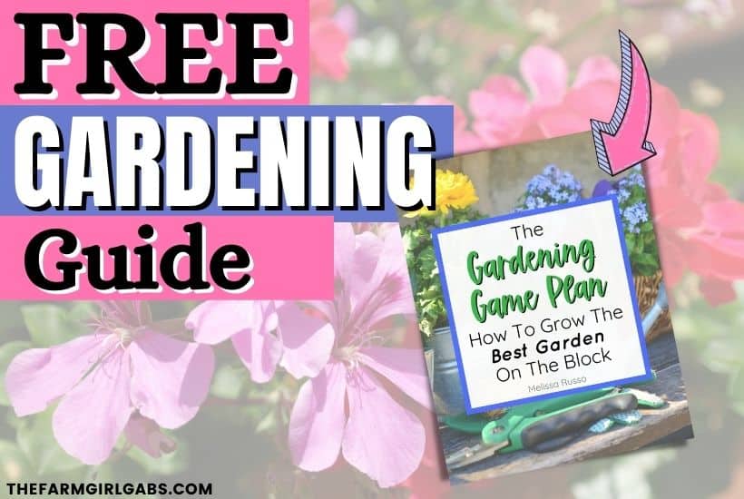 Free printable gardening guide