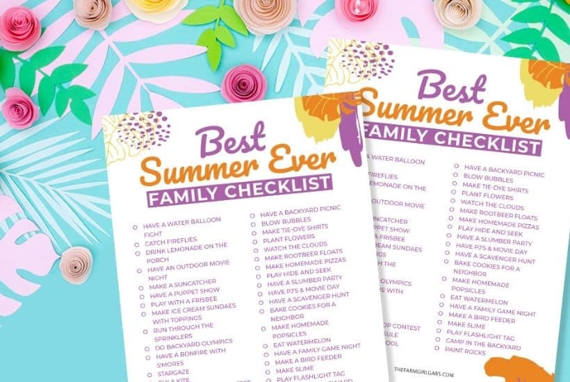 Summer Bucket List For Families