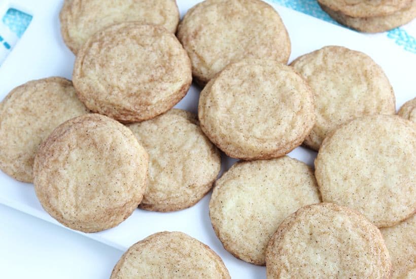 Make tasty Snickerdoodles Cookies from scratch with this simple recipe. These cookies have the perfect touch of cinnamon combined with hints of sugar and vanilla.