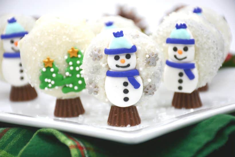 Snowman Snow Globe Cookies