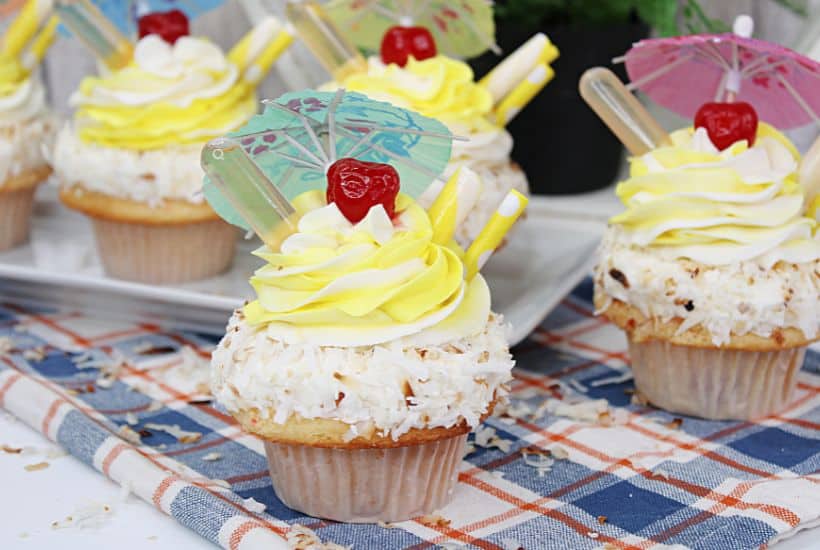 Pina Colada Cupcakes