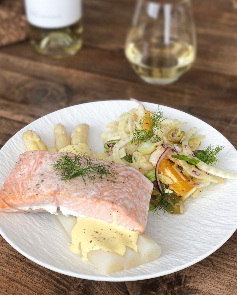Zalmfilet met asperges