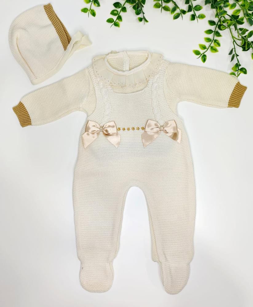 conjunto peto 3 pzs jersey y capota crudo camel