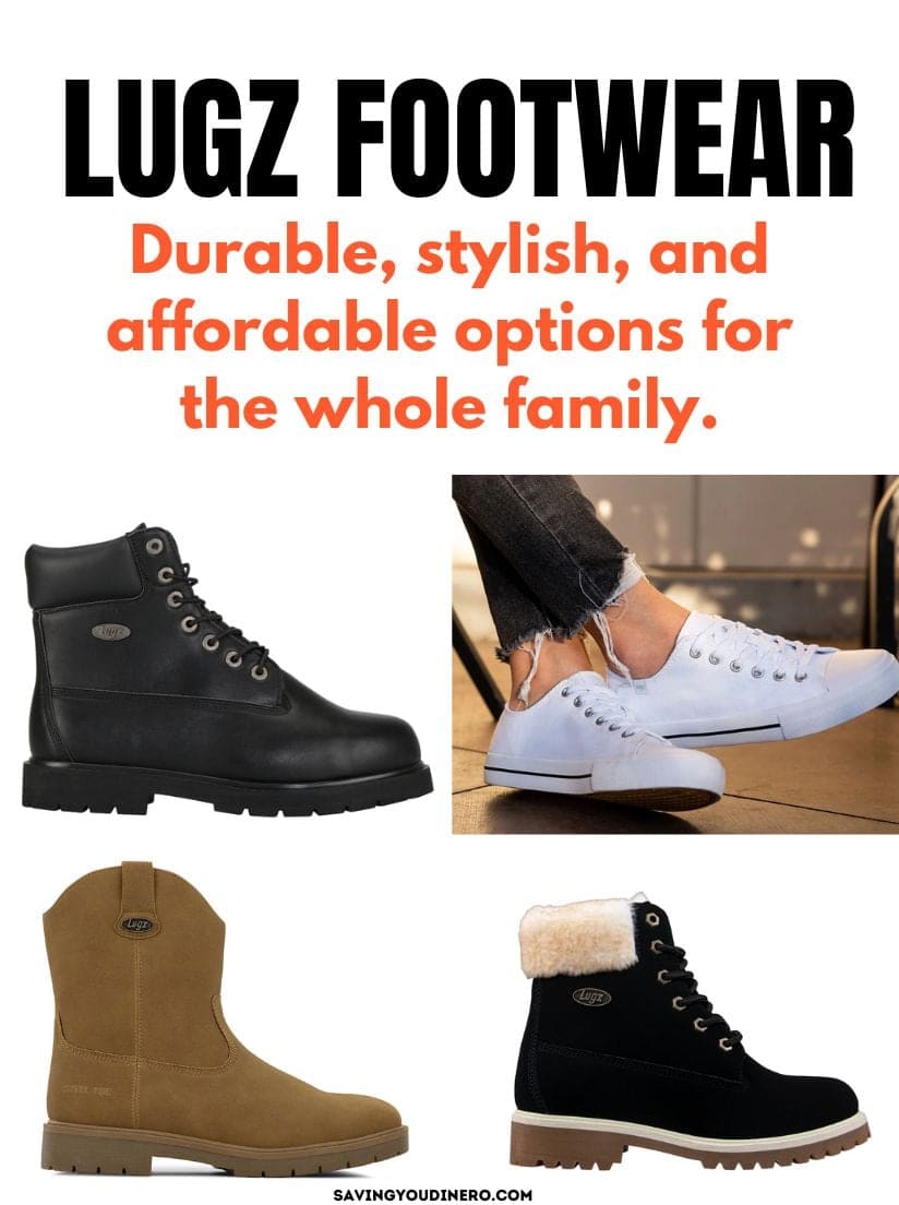 Thinking about trying Lugz shoes? Read our honest review of Lugz Footwear, including the Drifter steel toe work boots and Stagger Lo sneakers. Durable, stylish, and affordable options for the whole family.