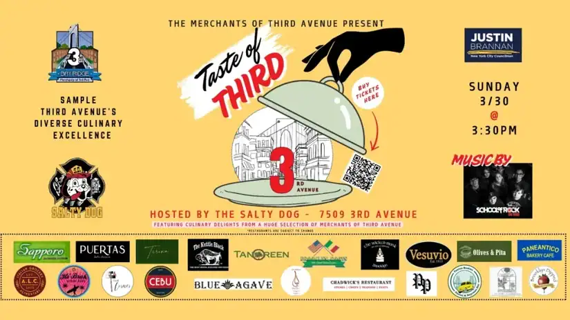 A banner advertisement for the 2025 Taste of Third Food Festival