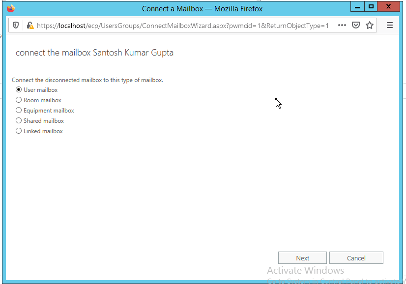 9. recover deleted mailbox