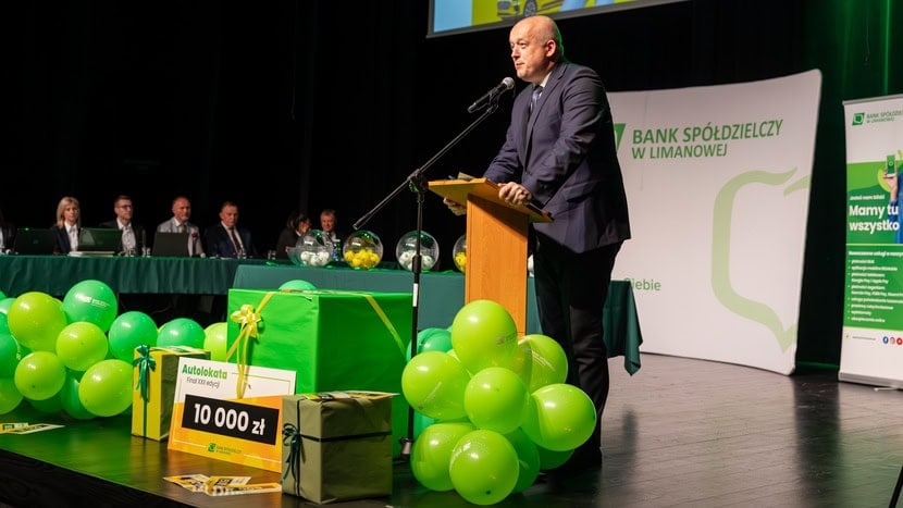 Wielki finał loterii promocyjnej Autolokata Banku Spółdzielczego w Limanowej Wielki finał loterii promocyjnej Autolokata Banku Spółdzielczego w Limanowej