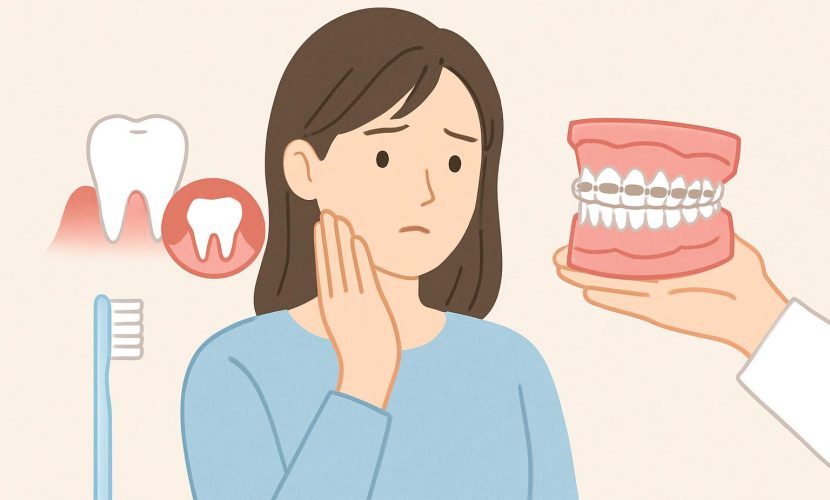 矯正治療を始める前に歯周病がある場合はどうする？治療の順番と確認事項