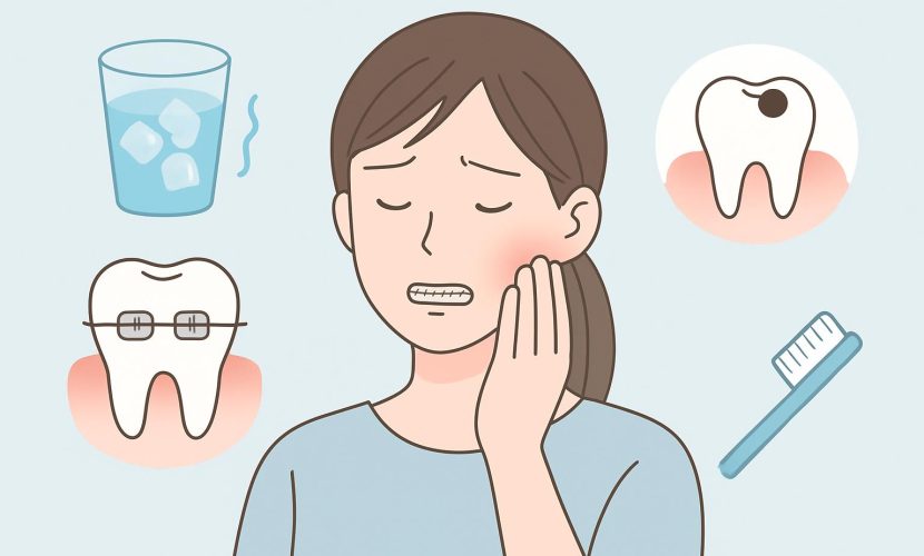 矯正中に歯がしみるのはなぜ？考えられる原因と受診の目安