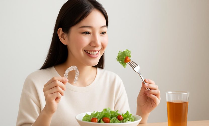 マウスピース矯正中の食事はどうする？飲み物にも注意