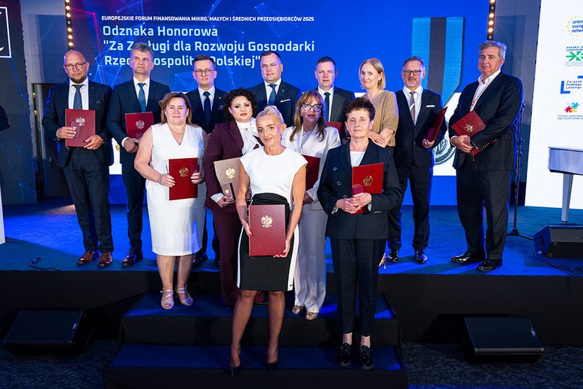 Gala wręczania odznaczeń i nagród podczas Europejskiego Forum Finansowania MMŚP 2025. Fot. Michał Wagner