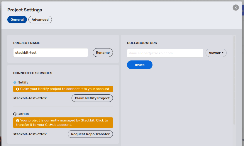 Jamstack Stackbit Netlify