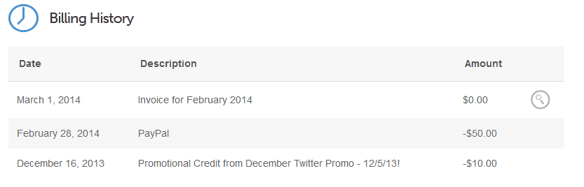 DigitalOcean billing