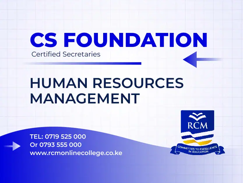 RCM Online College, Human Resources Management