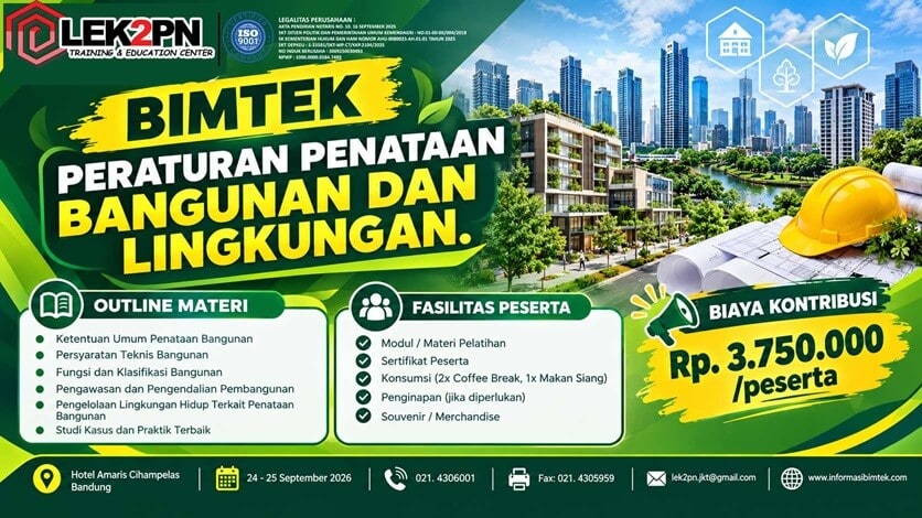 Bimtek Peraturan Penataan Bangunan dan Lingkungan