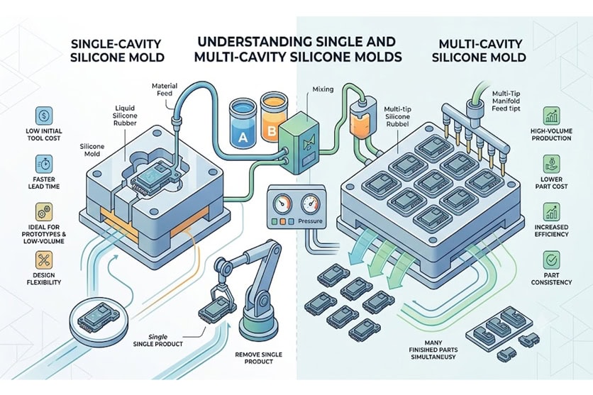 UNDERSTANDING SINGLE AND MULTI-CAVITY SILICONE MOLDS