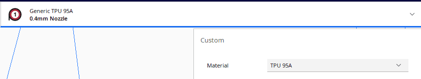 cura choosing tpu material